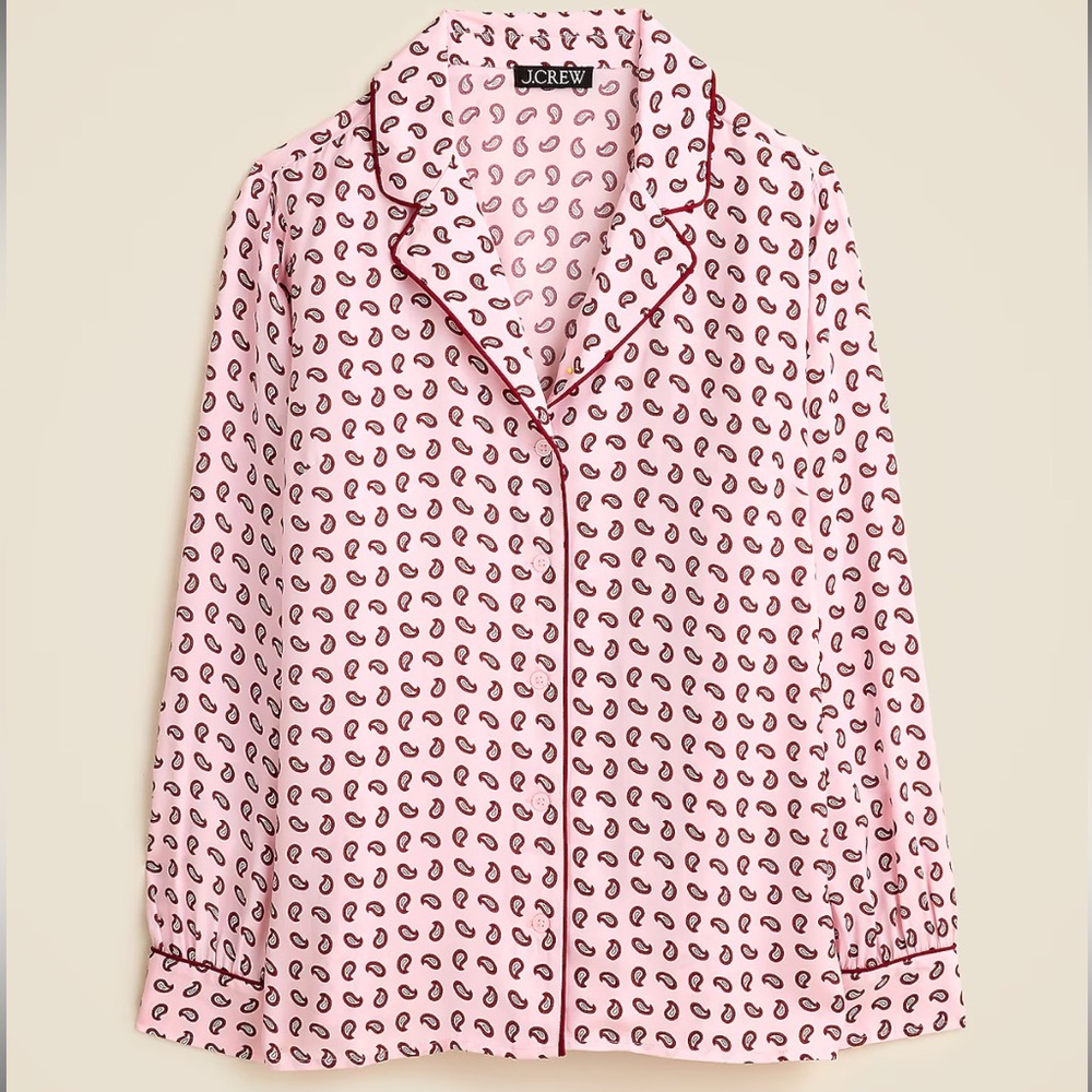 J. Crew - Drapey Camp-Collar Shirt in Paisley Print